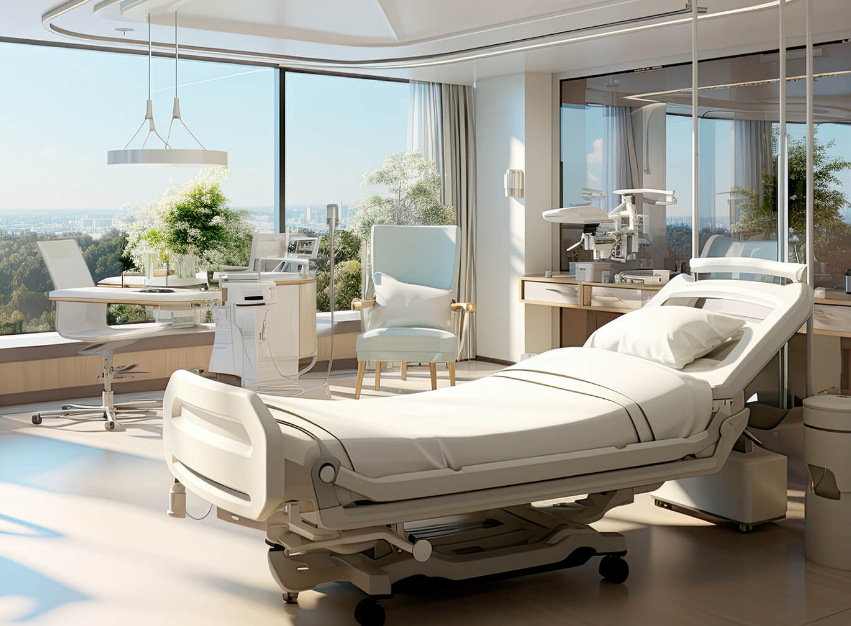 Espaces centrés sur le bien-être des patients